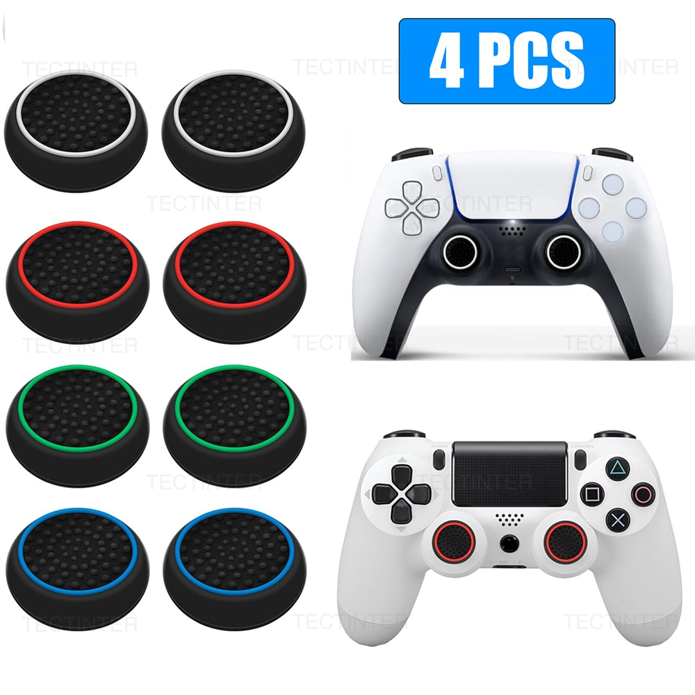 Gaming Console For Pc - 4PCS Silicone Analog ThumbStick Grip Caps