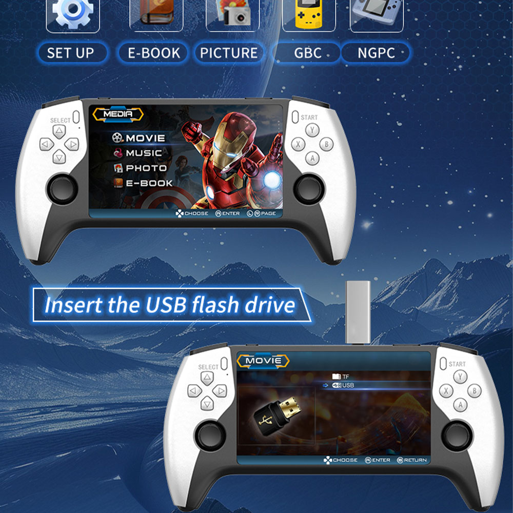 2026 New SF3500 5 Inch Handhel - Gaming Console Deals 评论和价格