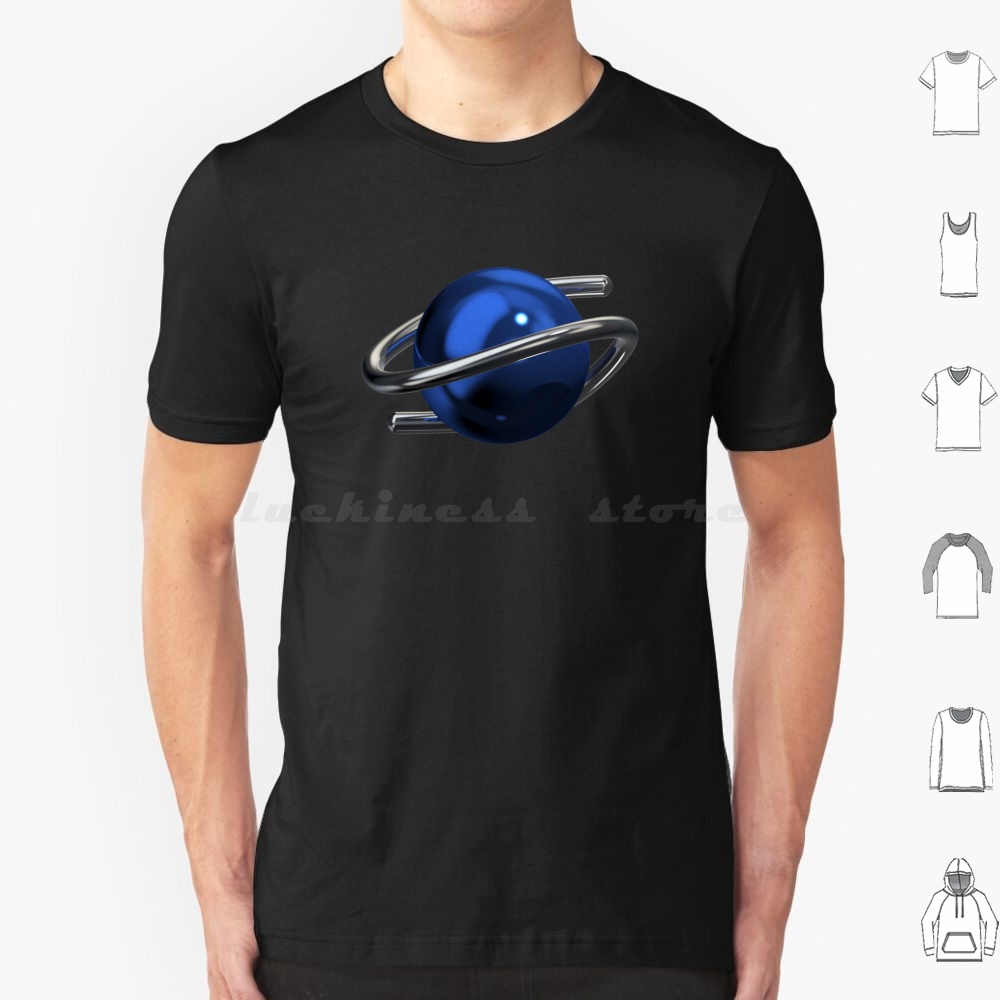 Saturn 3d Chrome T Shirt Men W - Gaming Console Generations 评论和价格