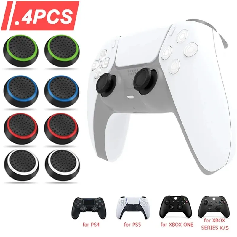 4PCS Silicone Analog ThumbStic - Gaming Console For Pc 评论和价格