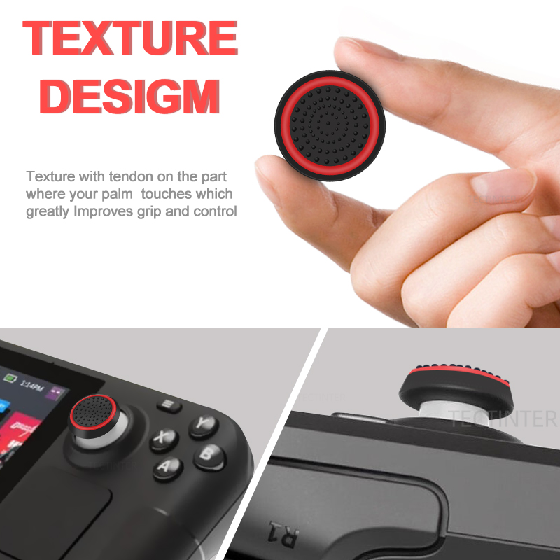 4PCS Silicone Analog ThumbStic - Gaming Console For Pc 评论和价格