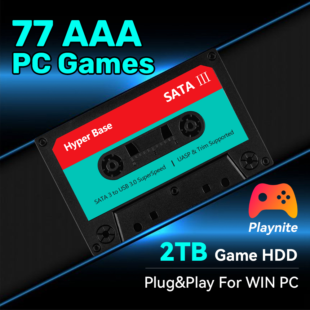 2TB Game Hard Drive With 77 PC - Gaming Console Ps3 评论和价格