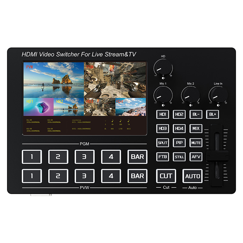 1080P 4 Channel HDMI Live Stre - Gaming Console Monitor 评论和价格