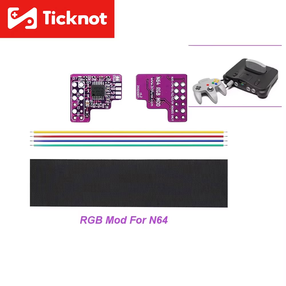 RGB Mod Chip For N64 NTSC Game - Gaming Console Nintendo 评论和价格
